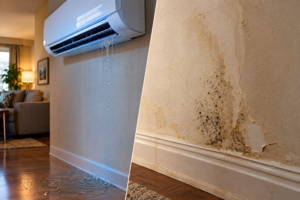 Is Your AC Leaking Into Your Walls? The Hidden Water Damage Risk Every Lake Travis Homeowner Must Know