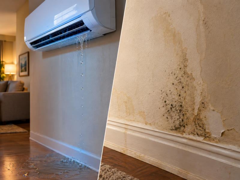 Is Your AC Leaking Into Your Walls? The Hidden Water Damage Risk Every Lake Travis Homeowner Must Know