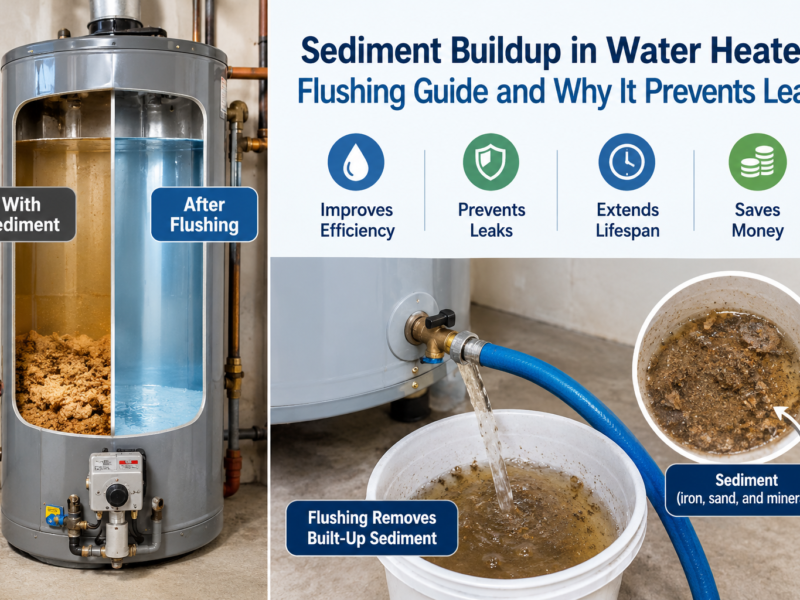 Sediment Buildup in Water Heater: Flushing Guide and Why It Prevents Leaks