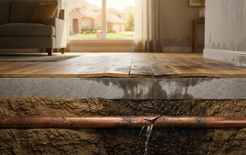 Slab Leaks 101: How a Hidden Plumbing Leak Can Damage Your Foundation and Flooring