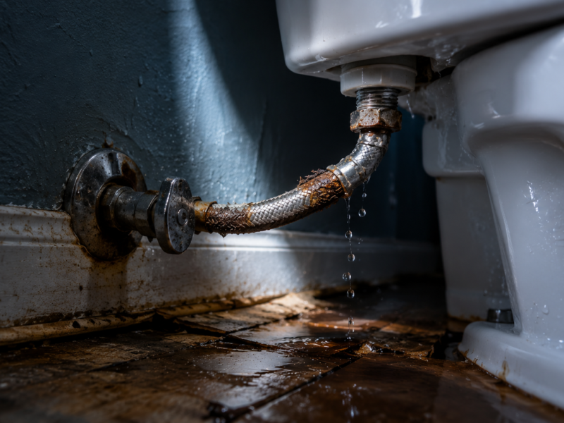 The Toilet Supply Line Failure Nobody Talks About – Until It Floods Your Home