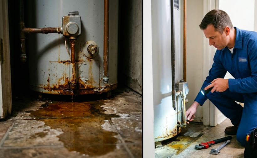 Water Heater Leaking From the Bottom: Causes, Risks and What to Do Right Now