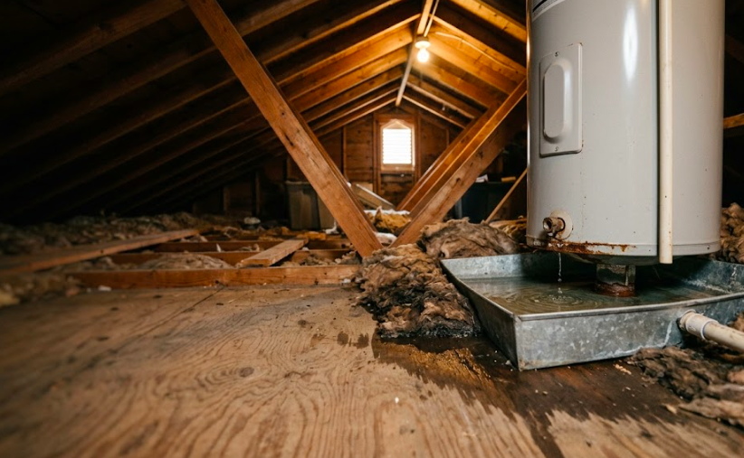 Water Heater in the Attic or Garage: Leak Risks and Drain Pan Requirements